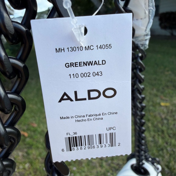 ALDO Greenwood White Quilted Shoulder Bag/Crossbody Bag - Picture 5 of 16